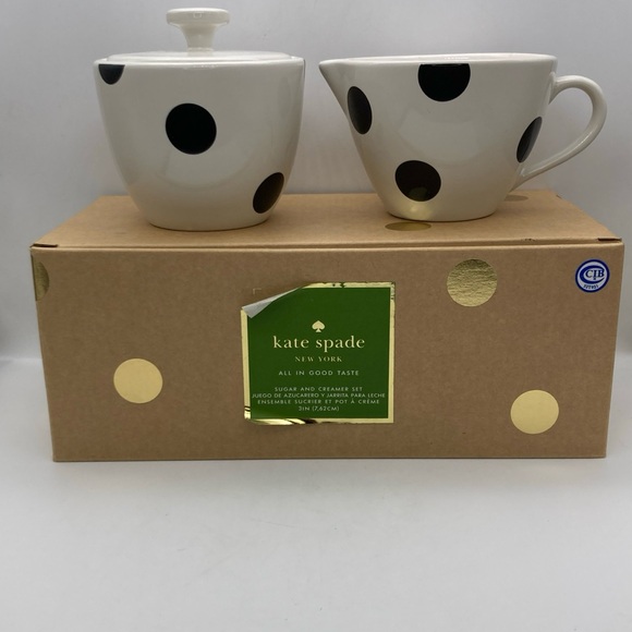 kate spade | Dining | Kate Spade All In Good Taste Sugar Creamer Set